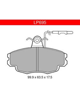 DELPHI LP792 CITROEN ETUJARRUPALASARJA Main Image