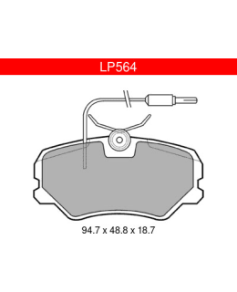 DELPHI LP564 CITROEN PEUGEOT ETUJARRUPAL Main Image