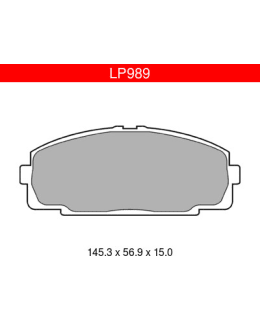 DELPHI LP989 TOYOTA ETUJARRUPALASARJA Main Image