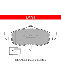 DELPHI LP781 FORD ETUJARRUPALASARJA Main Image