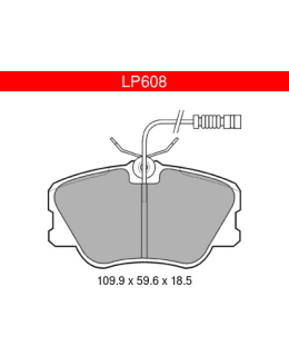 DELPHI LP608 MERCEDES ETUJARRUPALASARJA Main Image