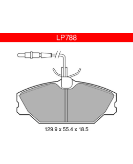 DELPHI LP788 RENAULT ETUJARRUPALASARJA Main Image