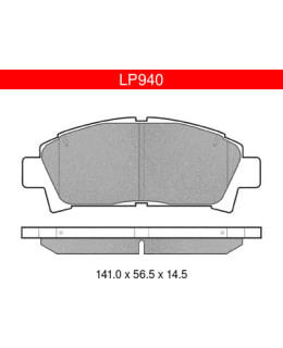 DELPHI LP940 TOYOTA ETUJARRUPALASARJA Main Image