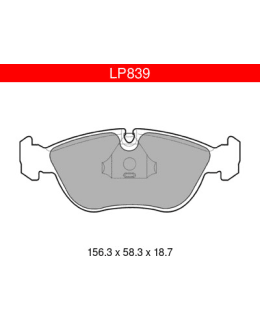 DELPHI LP839 VOLVO ETUJARRUPALASARJA Main Image