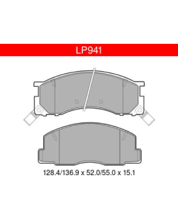DELPHI LP941 TOYOTA ETUJARRUPALASARJA Main Image