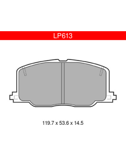 DELPHI LP613 TOYOTA ETUJARRUPALASARJA Main Image