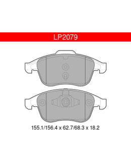 DELPHI LP2079 RENAULT ETUJARRUPALASARJA Main Image