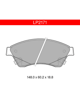 DELPHI LP2171 OPEL ETUJARRUPALASARJA Main Image