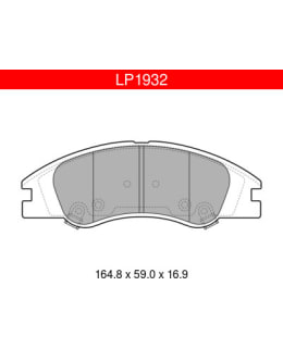 DELPHI LP1932 KIA ETUJARRUPALASARJA Main Image