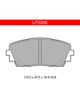 DELPHI LP2296 KIA ETUJARRUPALASARJA Main Image