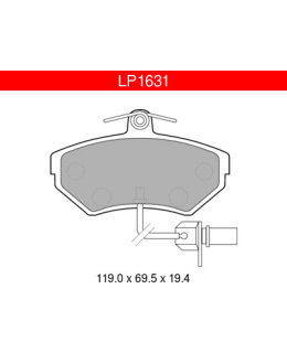 DELPHI LP1631 AUDI SEAT VW ETUJARRUPALAS Main Image