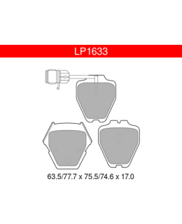 DELPHI LP1633 AUDI ETUJARRUPALASARJA Main Image