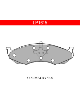 DELPHI LP1615 /TAKA JEEP KIA ETUJARRUPAL Main Image