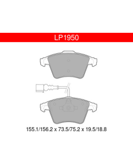 DELPHI LP1950 VW ETUJARRUPALASARJA Main Image