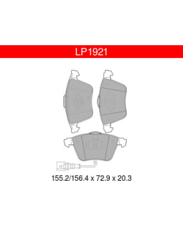 DELPHI LP1921 AUDI SKODA VW ETUJARRUPALA Main Image
