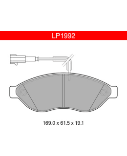 DELPHI LP1992 CITROEN FIAT PEUGEOT ETUJA Main Image