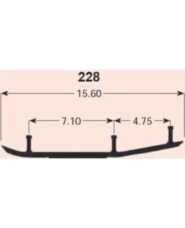 SNO-X RIPPER FOUR RUNNER 4" HARDMETAL Main Image