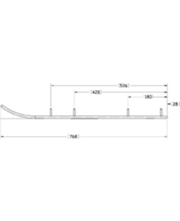 SNO-X RIPPER FOUR OHJARI PARI 4" KOVAM1 Main Image