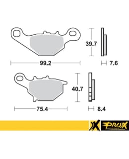 PROX FRONT BRAKE PAD RM80/85 '96-04 Main Image
