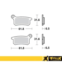 PROX FRONT BRAKE PAD KTM65SX '02-20+ KTM Main Image