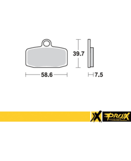 PROX FRONT BRAKE PAD KTM85SX '12-20 + FR Main Image