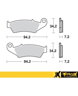 PROX FRONT BRAKE PAD CRF250/450R '02-20 Main Image