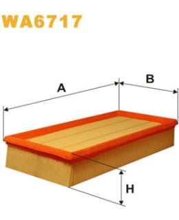 WIX FILTERS WA6717 ILMANSUODATIN Main Image