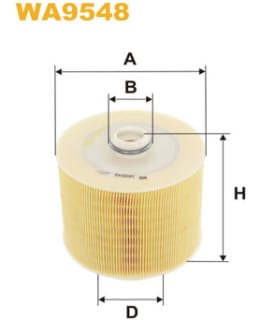 WIX FILTERS WA9548 ILMANSUODATIN Main Image