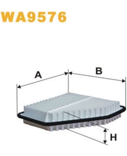 WIX FILTERS WA9576 ILMANSUODATIN Main Image