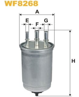 WIX FILTERS WF8268 POLTTOAINESUODATIN Main Image