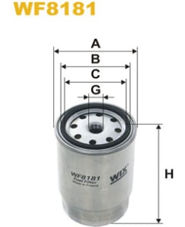 WIX FILTERS WF8181 POLTTOAINESUODATIN Main Image