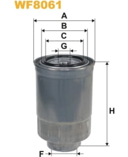 WIX FILTERS WF8061 POLTTOAINESUODATIN Main Image