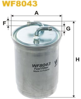 WIX FILTERS WF8043 POLTTOAINESUODATIN Main Image