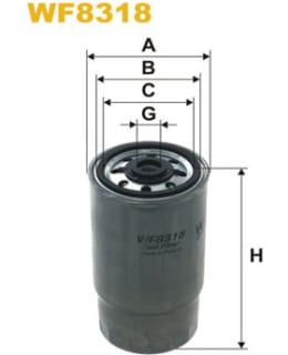 WIX FILTERS WF8318 POLTTOAINESUODATIN Main Image
