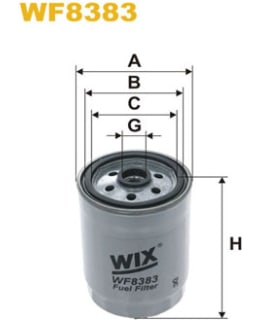 WIX FILTERS WF8383 POLTTOAINESUODATIN Main Image