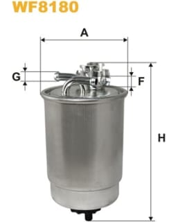 WIX FILTERS WF8180 POLTTOAINESUODATIN Main Image