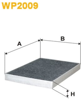 WIX FILTERS WP2009 RAITISILMASUODATIN Main Image