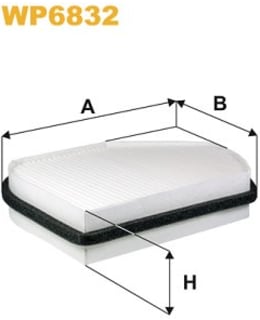 WIX FILTERS WP6832 RAITISILMASUODATIN Main Image