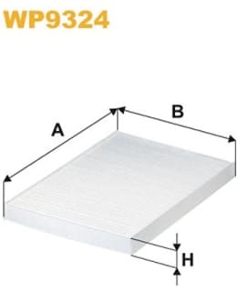 WIX FILTERS WP6918 RAITISILMASUODATIN Main Image