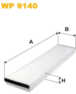 WIX FILTERS WP9165 RAITISILMASUODATIN Main Image