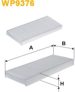 WIX FILTERS WP2012 RAITISILMASUODATIN Main Image