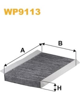 WIX FILTERS WP9101 RAITISILMASUODATIN Main Image