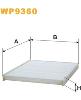 WIX FILTERS WP6800 RAITISILMASUODATIN Main Image