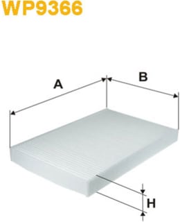 WIX FILTERS WP6812 RAITISILMASUODATIN Main Image