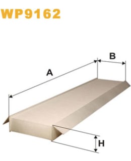 WIX FILTERS WP9162 RAITISILMASUODATIN Main Image