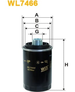 WIX FILTERS WL7466 ÖLJYNSUODATIN Main Image