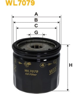 WIX FILTERS WL7079 ÖLJYNSUODATIN Main Image