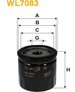 WIX FILTERS WL7083 ÖLJYNSUODATIN Main Image
