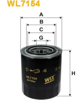 WIX FILTERS WL7154 ÖLJYNSUODATIN Main Image