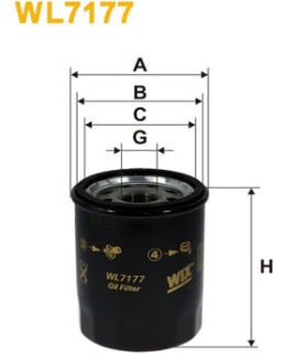 WIX FILTERS WL7177 ÖLJYNSUODATIN Main Image